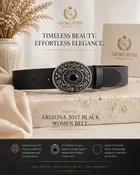 Arizona Black Women's Leather Belt (2017)