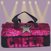 Sequin Cheer Duffle Bag — Sparkles Boutique