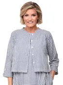 Dakota Womens Jacket Top in Marina White