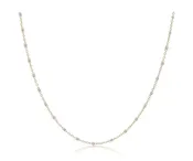 15" Choker Simplicity Chain Gold - Pearl 2mm