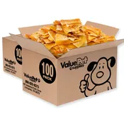 ValueBull Beef Backstrap Tendons for Dogs, 200 Count Bulk Pack