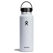 40oz Wide Mouth Flex Cap White
