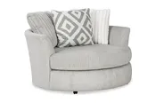 Albany 938 Tweed Silver Swivel Chair