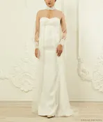 Lace Bridal Cape (#EMILE)
