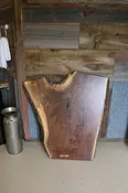 Walnut Saddle Crotch with bow ties top — Ed Allen Designs - Live Edge Hardwood Products