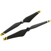 9450 Carbon Fiber Self-tightening Rotor (composite hub,black with yellow stripes)
