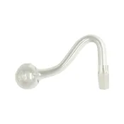 10mm Male S Bend Oil Burner Joint 5ct – Clear