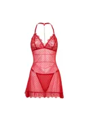 Aliza Sheer Mesh Babydoll Set
