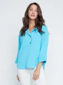 3/4 Sleeve Dolman Top Ocean by Renuar