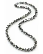 10-11mm Opera Length Tahitian South Sea Baroque Pearl Necklace