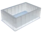 384 indent full height reservoir, single Well, 290mL, natural, 5 plts/pk, 10 pks/cs