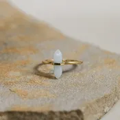 Amazonite Point Ring