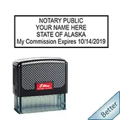 Alaska Notary Self-Inking Expiration Stamp
