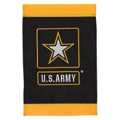 12″ X 18″ ARMY LOGO POLYESTER w/YELLOW