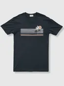 Palm Isle Stripe Tee, Navy