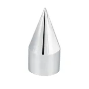 1-1/2"x4-1/8" Push-On Chrome Plastic Spike Nut Cover