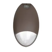 12 Watt LED Security Wall Pack | 960 Lumens | 5000K | 100-277V | Built-In Photocell | Emergency Battery Backup