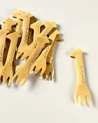 Bamboo Animal Utensil- Giraffe Fork