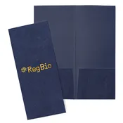 4" x 9" Presentation Folder – Foil Stamped