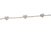 Diamond Heart Bracelet