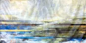 "Abstract Horizon" by Patricia Chute 60"x30" — Framing Wholesalers, Inc.