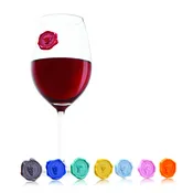 Vacu Vin Classic Grape Wine Glass Markers