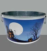20 qt. Round Steel Tub - Formgraphics