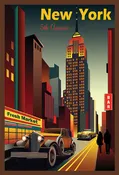 Framed Art 5th Avenue, New York - Classic Cityscape Wall