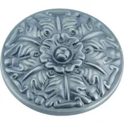 Atlas Homewares 138-P 1-1/2in (38mm) Hammered Pewter Round Knob