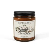 Clean Cotton Scented Soy Candle 9 oz