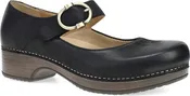 Bonny Black Leather Mary Jane