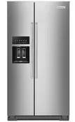 24.8 cu ft. Side-by-Side Refrigerator with Exterior Ice and Water and PrintShield™ finish- KRSF705HPS | Appliances 4 Less