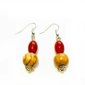 Blossom Shade Carnelian Earrings