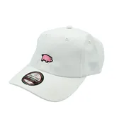 Curly Tail Original Small Fit Performance Cap | White/Pink Pig