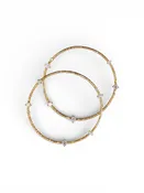 14k Floating Lab Diamond Large Hoops