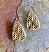 Chevron Earring - made to order — K. DiResta Design