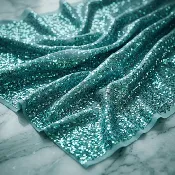 Sword Sequin Fabric by the Yard 54” Wide – Iridescent Flip Sequin Stretch Fabric for Dresses, Costumes, Backdrops & Event Decor