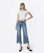 Amazing - Mid Rise Crop Vintage Flare Jeans