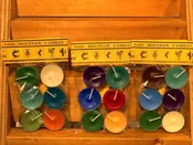Assorted Pack of 6 Tealite Candles