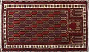 Balouch Persian Hand-Kotted (2×3.2)