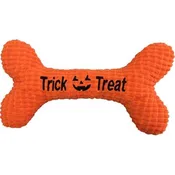 10" Trick or Treat Bone Dog Toy