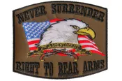 2nd Amendment Patch - Never Surrender