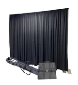 8′ H x 10′ W Portable Pipe & Drape Ready-Ship Backdrop Kit