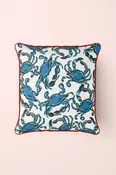 Crab Craze, Shades of Blues Pillow