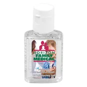 0.5 oz Compact Hand Sanitizer Antibacterial Gel in Flip-Top Squeeze Bottle (PhotoImage 4 Color)