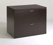 NEW OSP ESPRESSO 2 DRAWER LATERAL FILE