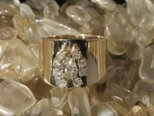Pear Shaped Diamond in Cluster Ring — Columbia River Jewelers