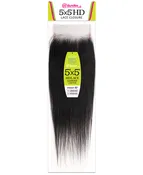 @ 7A Brazilian Bundle 5x5 HD Lace Closure - STRAIGHT