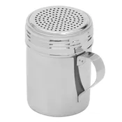 Home Basics 10 oz.  Stainless Steel Dredge Condiment and Spice Shaker with Easy Grip Handle, Silver $3.00 EACH, CASE PACK OF 24