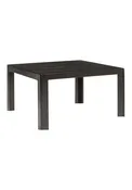 Aluminum Slat 36" Square Coffee Table by Tropitone